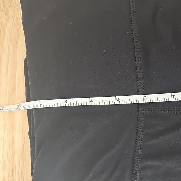 Athleta Elation Rib Trim‎ Tight Leggings Size XS Tuxedo Stripe Athletic Workout - Picture 5 of 9